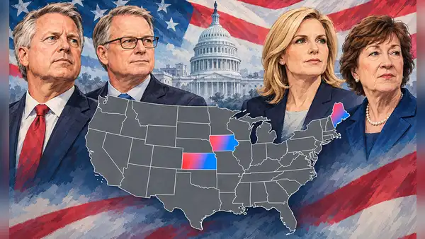 Kansas, Iowa y Maine: las claves del voto anticipado y la disputa por el Senado en las elecciones intermedias de EE.UU. 2026