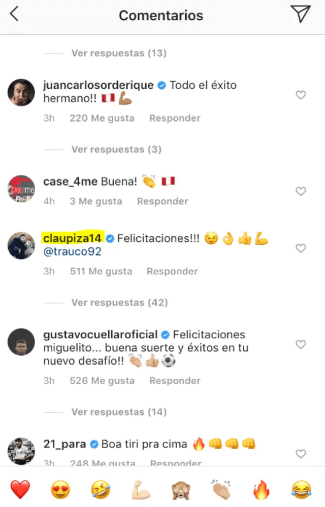 Miguel Trauco | Claudio Pizarro | Instagram