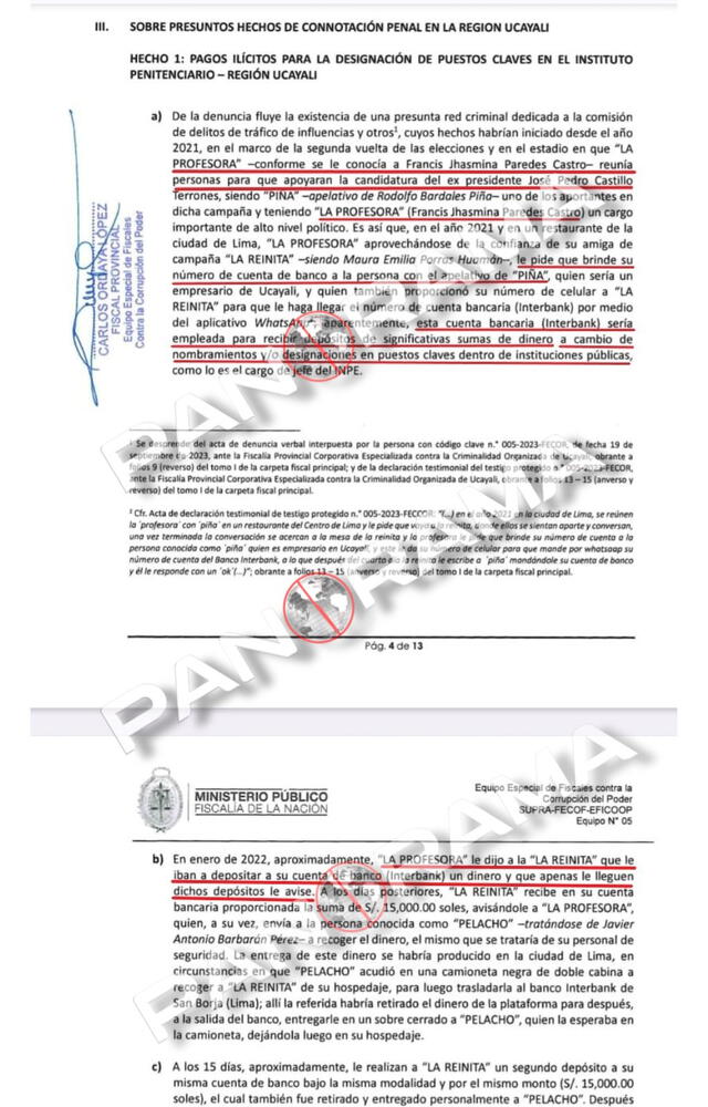 Investigación de la Fiscalía a congresista Francis Paredes.   