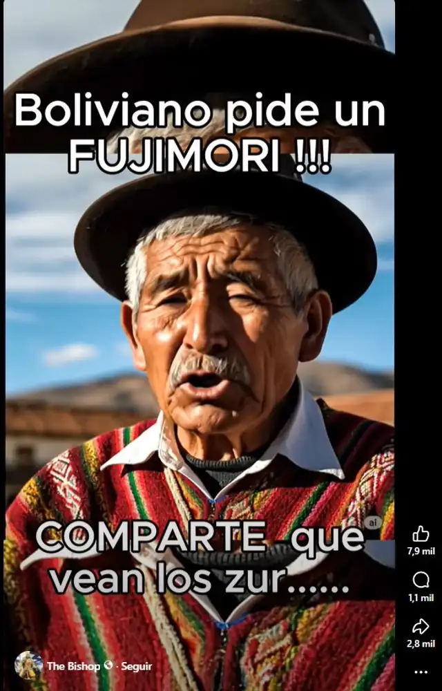 <em> Publicación desinformativa por la red social de Facebook. Foto: captura de pantalla</em> <em> Publicación desinformativa por la red social de Facebook. Foto: captura de pantalla</em>