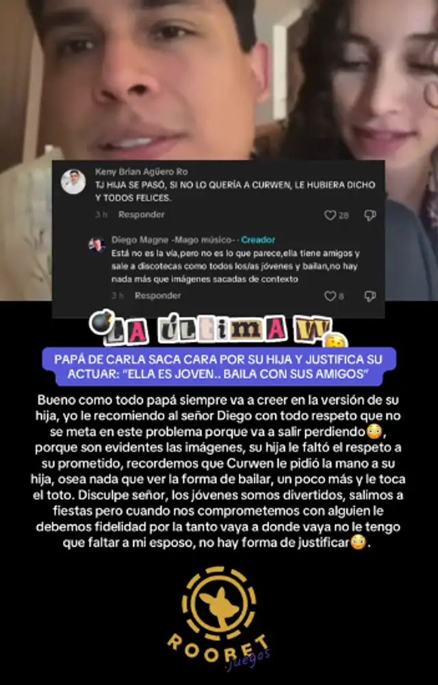 Mensaje del padre de Carla