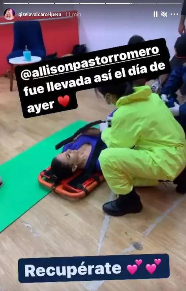 Gisela Valcárcel se solidariza con Allison Pastor por fuerte lesión en Reinas del show. Foto: captura/Instagram