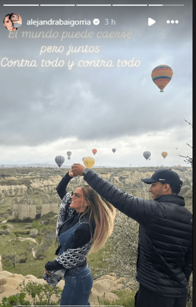 Alejandra Baigorria y Said Palao. Foto: Instagram   