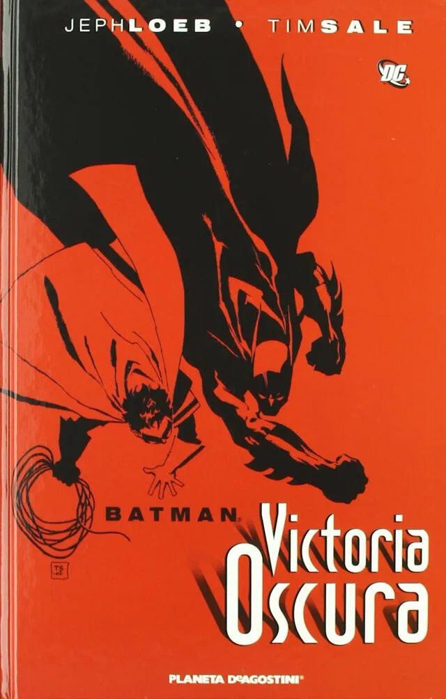 Batman victoria oscura del guionista Jeph Loeb y el dibujante Tim Sale. Foto: DC Comics.