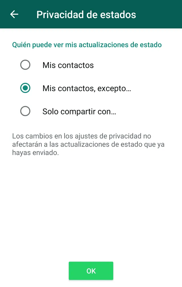 WhatsApp Estados