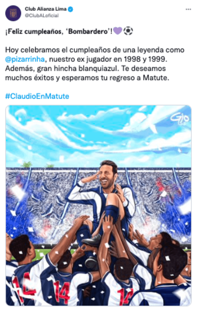 Alianza Lima, Claudio Pizarro