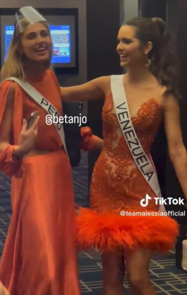 miss Perú y miss Venezuela juntas una vez más