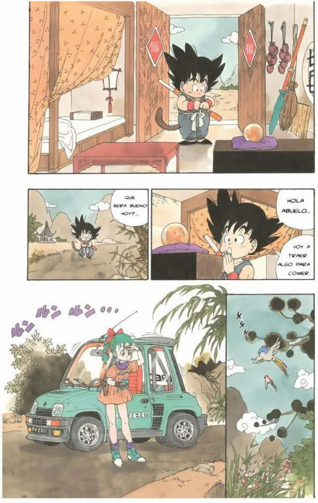 Dragon Ball manga capítulo 1. Foto: Mangaplus