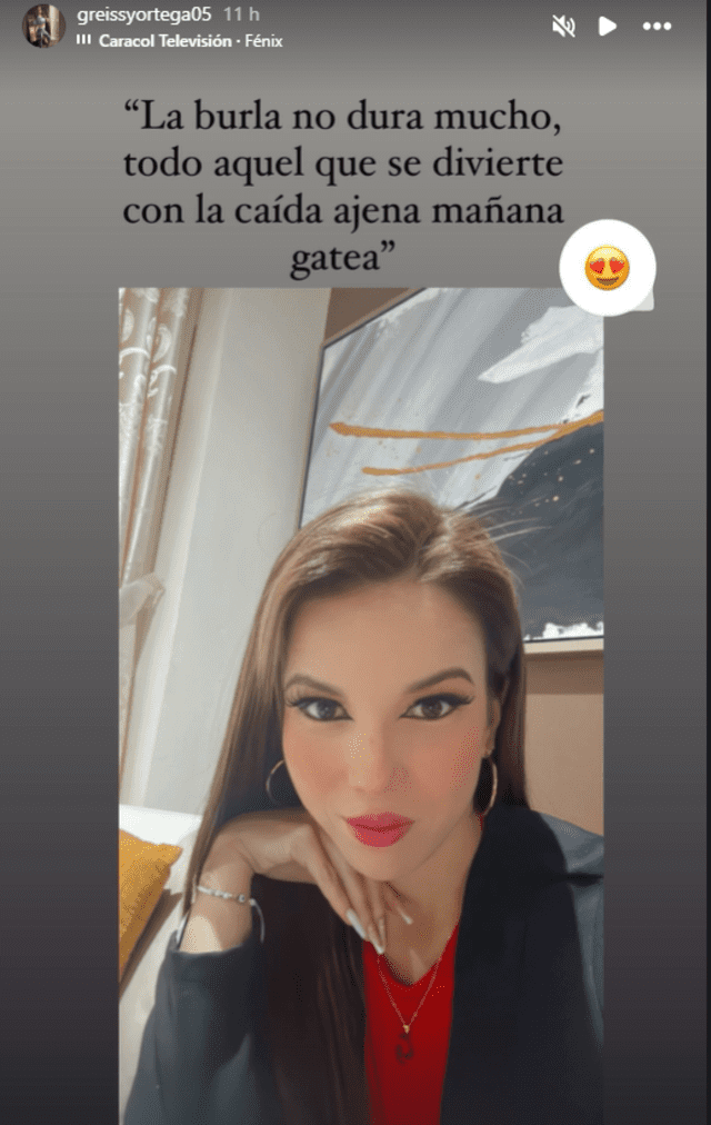 Greissy Ortega le contestó a todos sus críticos. Foto: Instagram.   