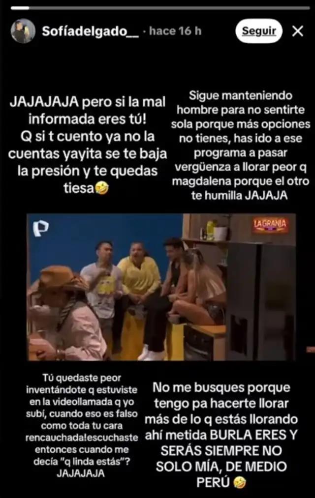 Ex de Paul Michael le dijo de todo a Pamela López mediante redes sociales. Foto: Instagram