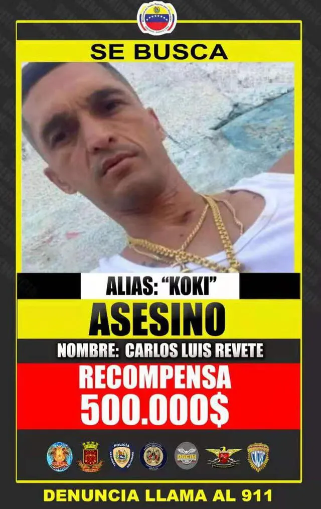 Quién es Carlos Revete, alias “Koki”, líder de banda criminal que siembra el terror en Caracas