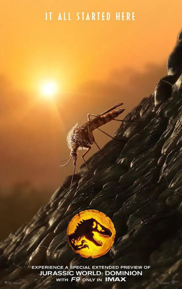 Poster oficial de Jurassic world: domination. Foto: Universal Pictures UK