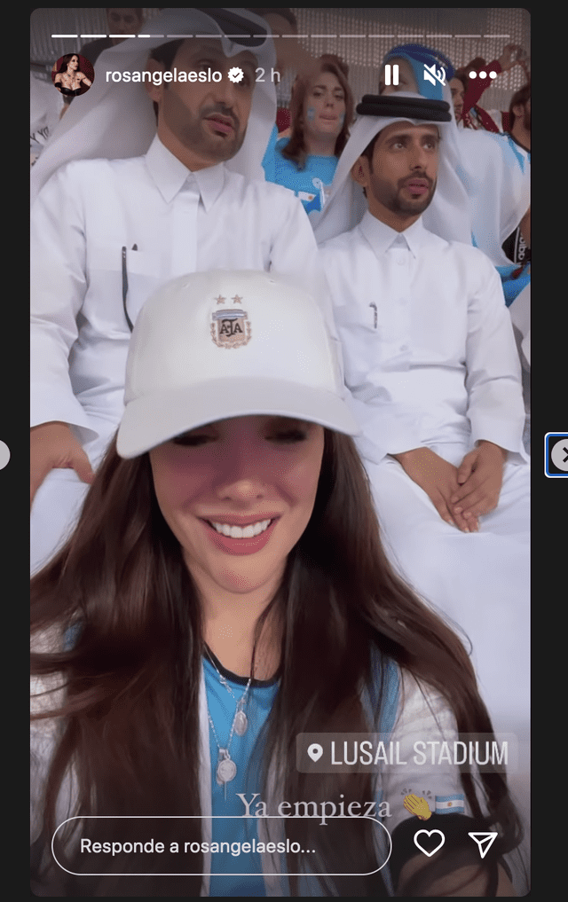 Rosángela Espinoza presente en la final del Mundial Qatar 2022