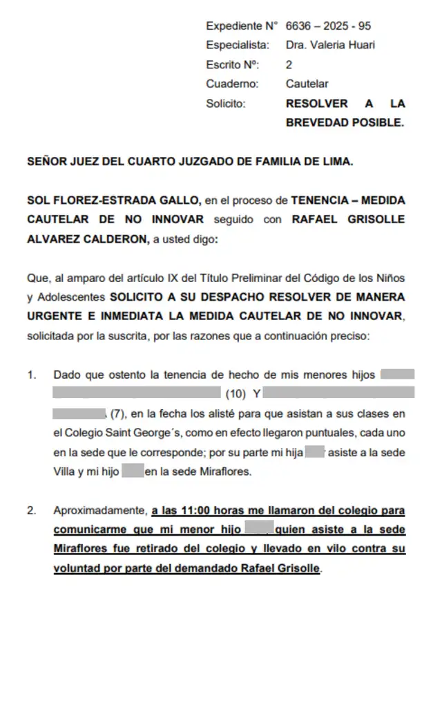 Rafael Grisolle, denuncia