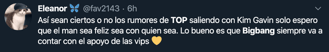 ¿TOP de BIGBANG y Kim Gavin en citas?