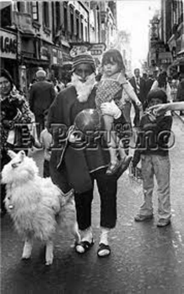 Taita Noel en pleno Jirón de la Unión. Foto: El Peruano