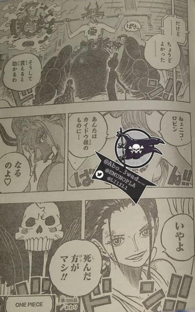 One piece - manga 1.005. Foto: Weekly Shonen Jump