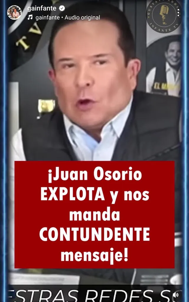 'Aventurera' bajo la lupa: críticas, acusaciones y audios explosivos entre Osorio e Infante. Foto: Instagram gainfante   