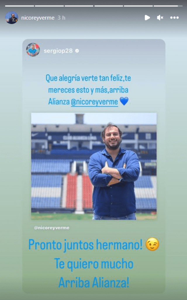 Indirecta de Nicolás Rey