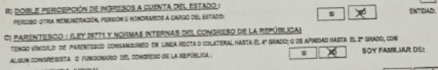 Declaración jurada de Ezrra Meléndez Salazar.