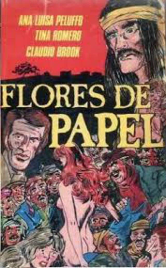 Portada de Flores de Papel protagonizada por Ana Luisa Peluffo. Foto: Filmaffinity