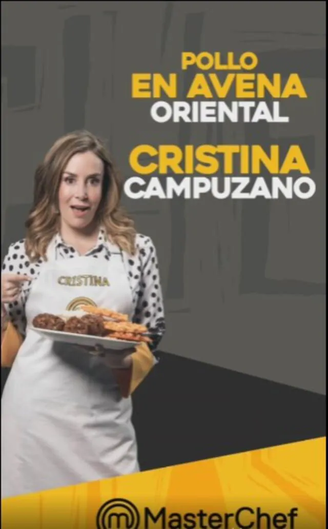 Cristina Campuzano en la seminifinal de "Master Chef Celebrity"
