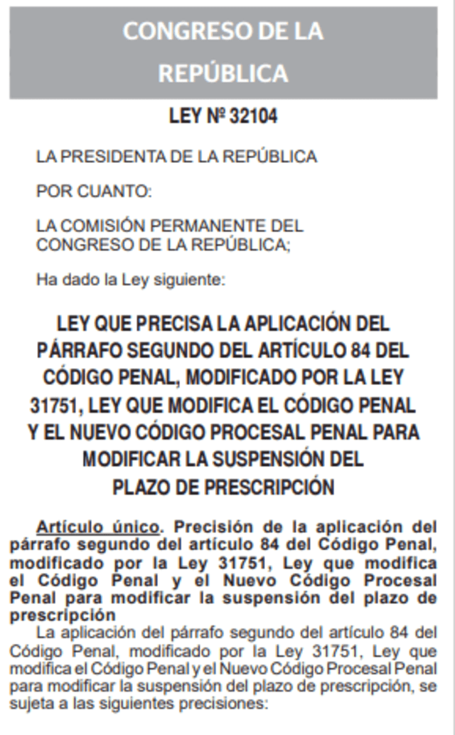 La norma fue oficializada hoy 28 de julio en el diario 'El Peruano'.   