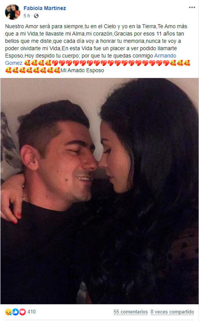 Asesinan al esposo de la conductora mexicana Fabiola Martínez Asesinan al esposo de la conductora mexicana Fabiola Martínez