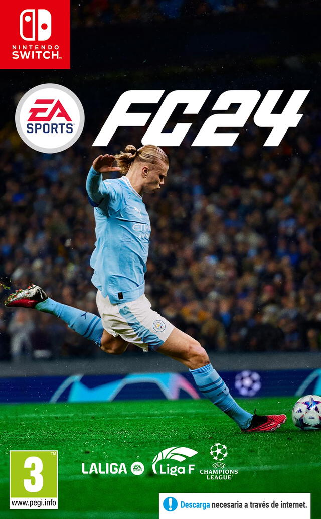  La portada de EA Sports FC 24 para Nintendo Switch. Foto: Amazon   