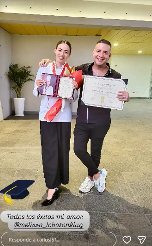 Melissa Lobatón y Juan Carlos López. Foto: Instagram Melissa Lobatón y Juan Carlos López. Foto: Instagram