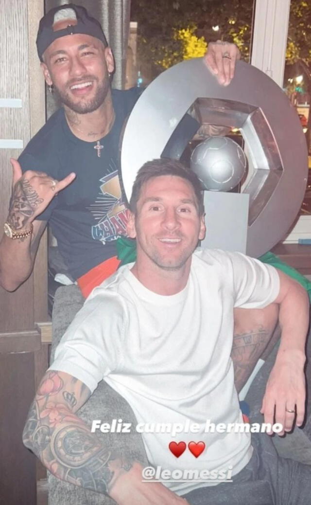 Leo Messi. Foto: captura Instagram Neymar