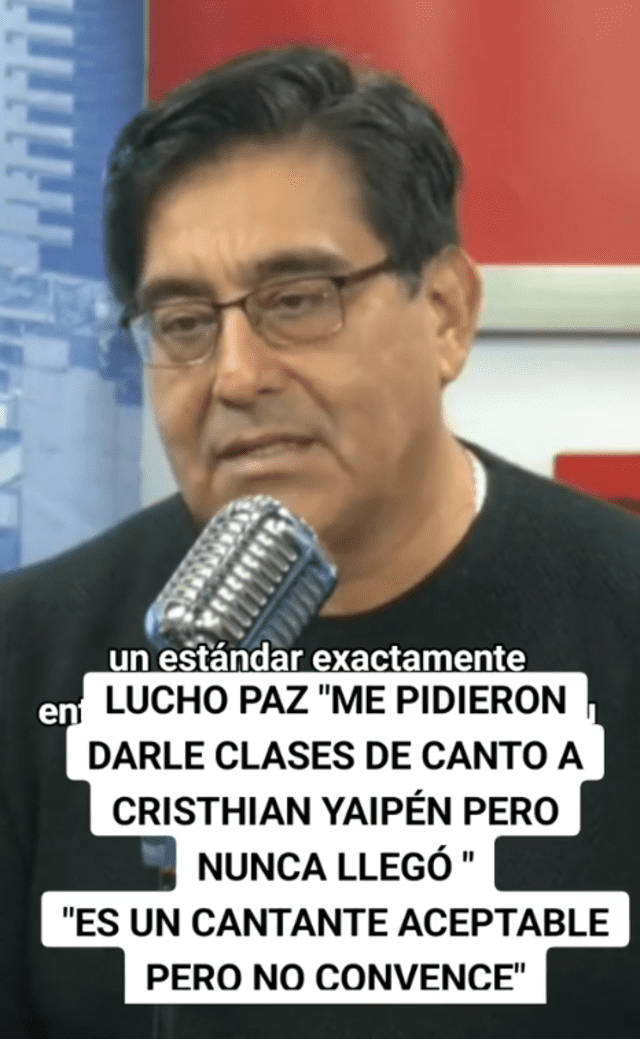  Lucho Paz habló de Christian Yaipén. Foto: TikTok   