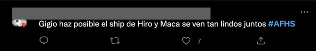 Fan de "AFHS" pide que Gigio Aranda, guionista de la serie, busque la manera de unir a Macarena y Hiro