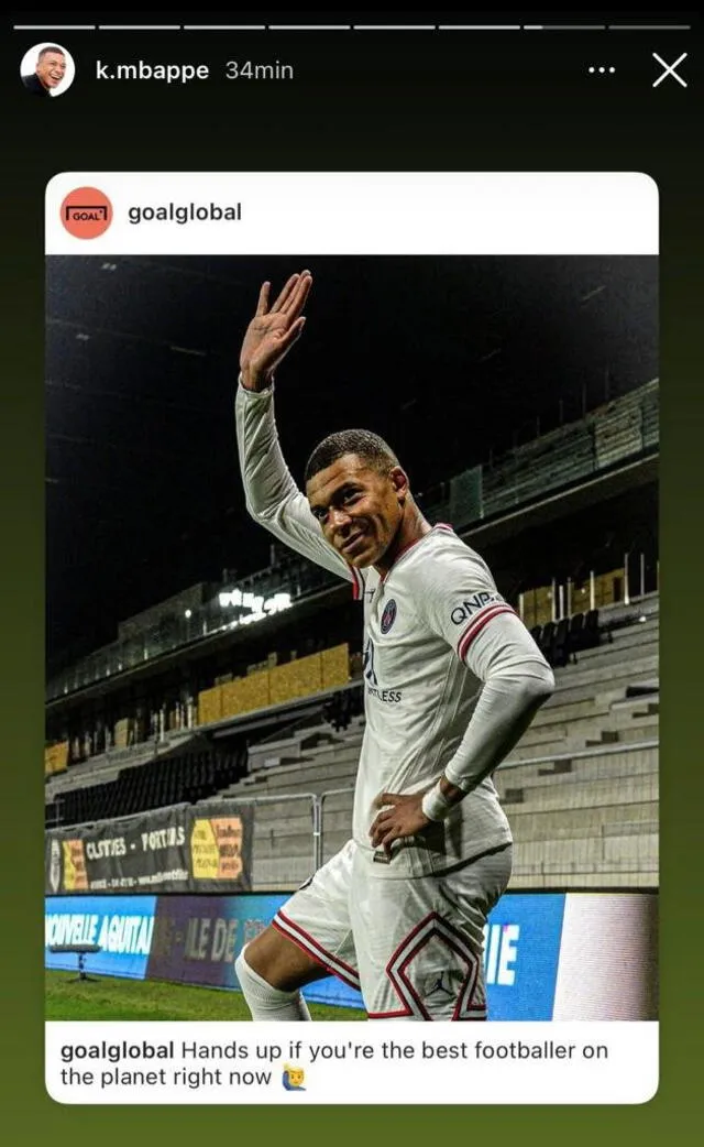 Kylian Mbappé llegó al PSG procedente del Mónaco. Foto: captura Instagram Kylian Mbappé