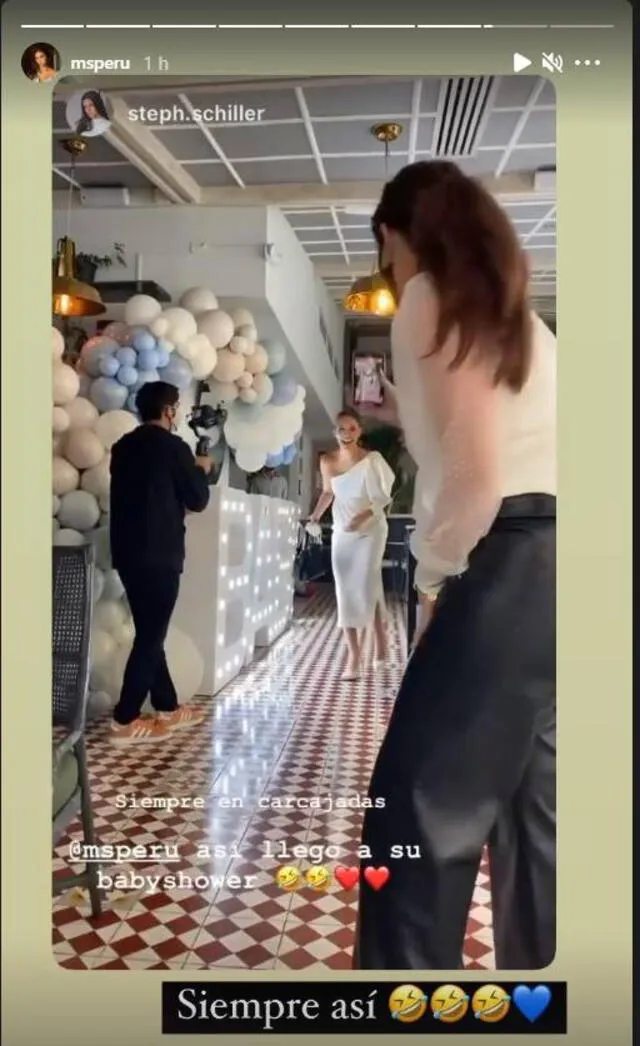 Natalie Vértiz llegando al Baby Shower. Foto: Natalie Vértiz/ Instagram Natalie Vértiz llegando al Baby Shower. Foto: Natalie Vértiz/ Instagram