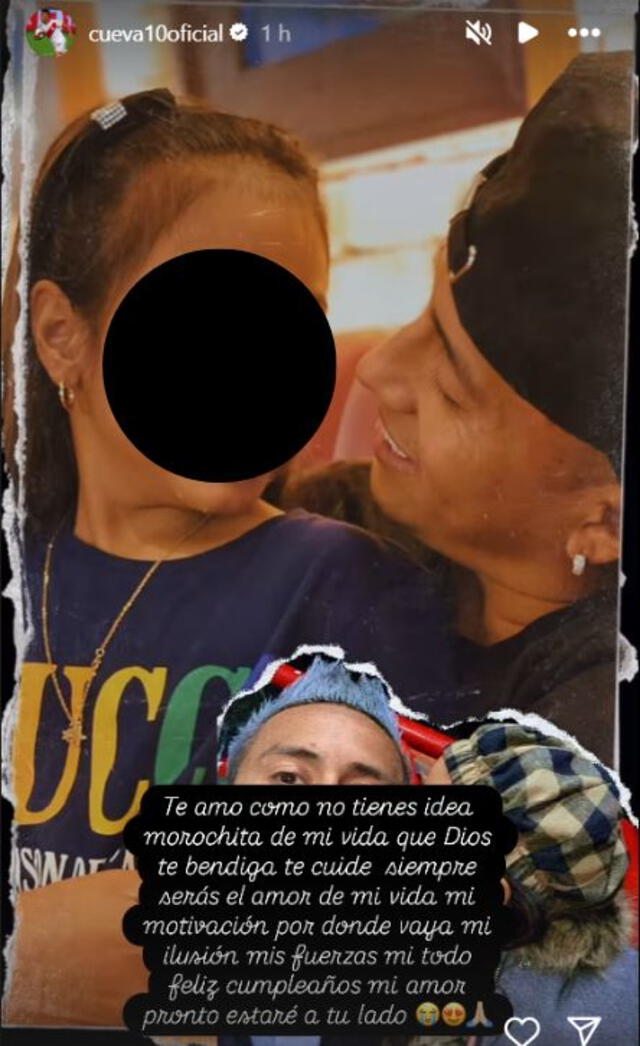 Mensaje de Christian Cueva. Foto: Instagram Mensaje de Christian Cueva. Foto: Instagram