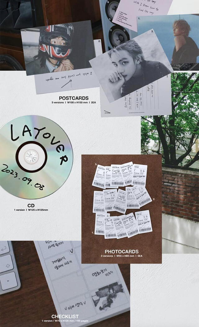 BTS: Taehyung lanza segundo calendario de 'Layover', su álbum debut en solitario