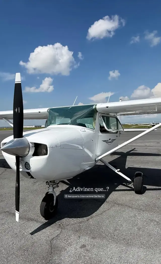 Publicación de Débora Estrella horas antes del accidente aéreo. Publicación de Débora Estrella horas antes del accidente aéreo.