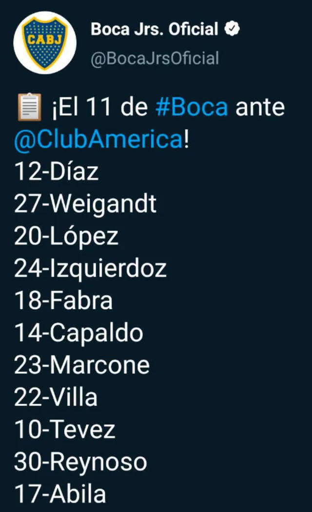Boca Juniors 11
