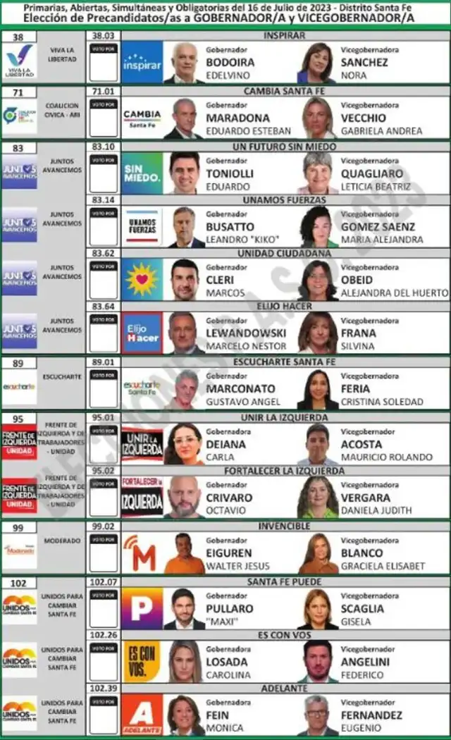 Estos son los precandidatos a gobernador. Foto: La Nación<br> Estos son los precandidatos a gobernador. Foto: La Nación<br>