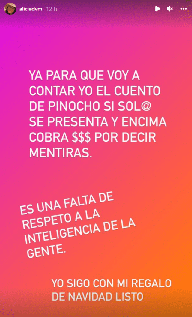 Mamá de Juan Víctor Sánchez acusa a Andrea San Martín de cobrar por decir mentiras. Foto: Alicia Díaz/Instagram.