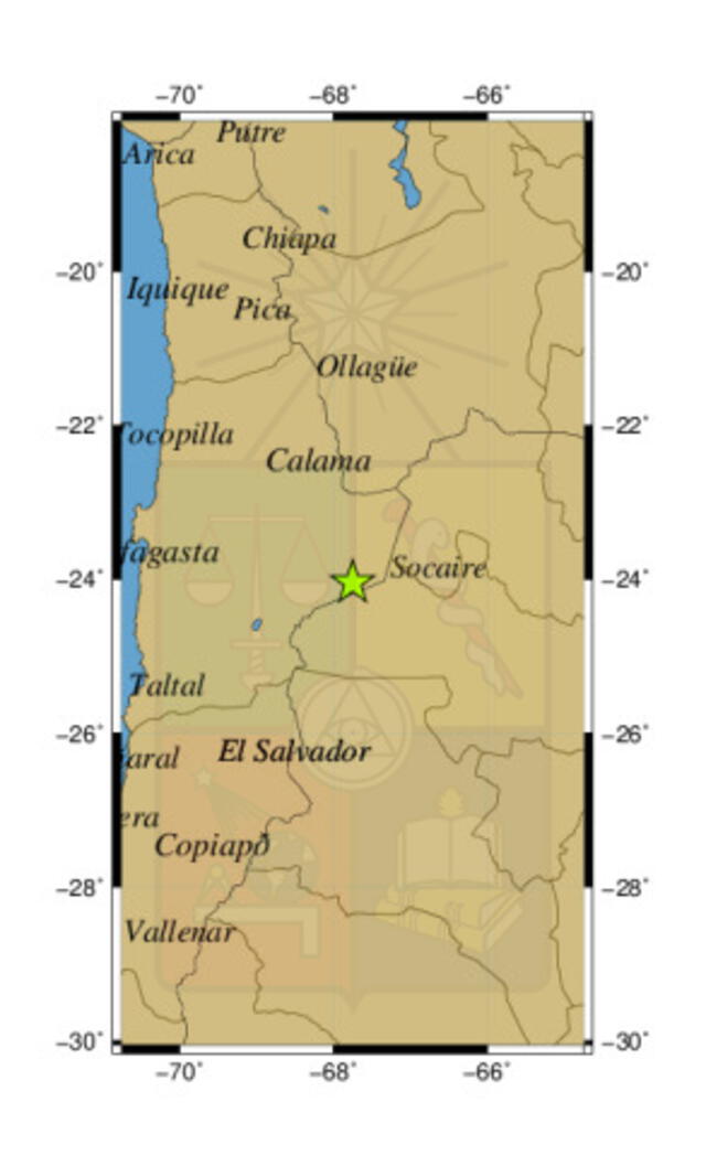  Temblor en Chile. Foto: CSN<br>    