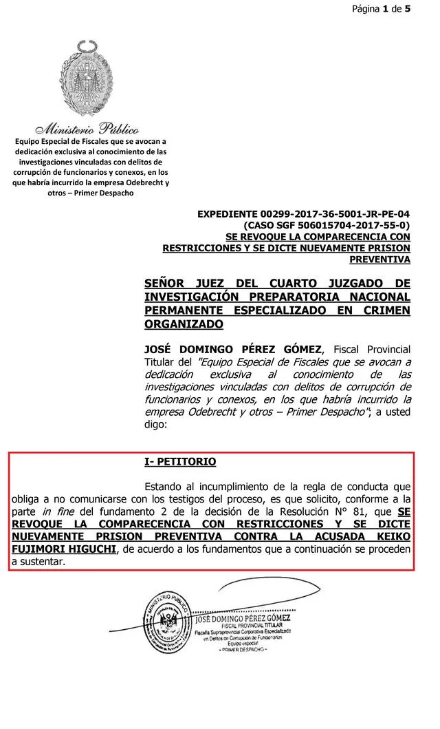 Documento Fiscal José Domingo Pérez