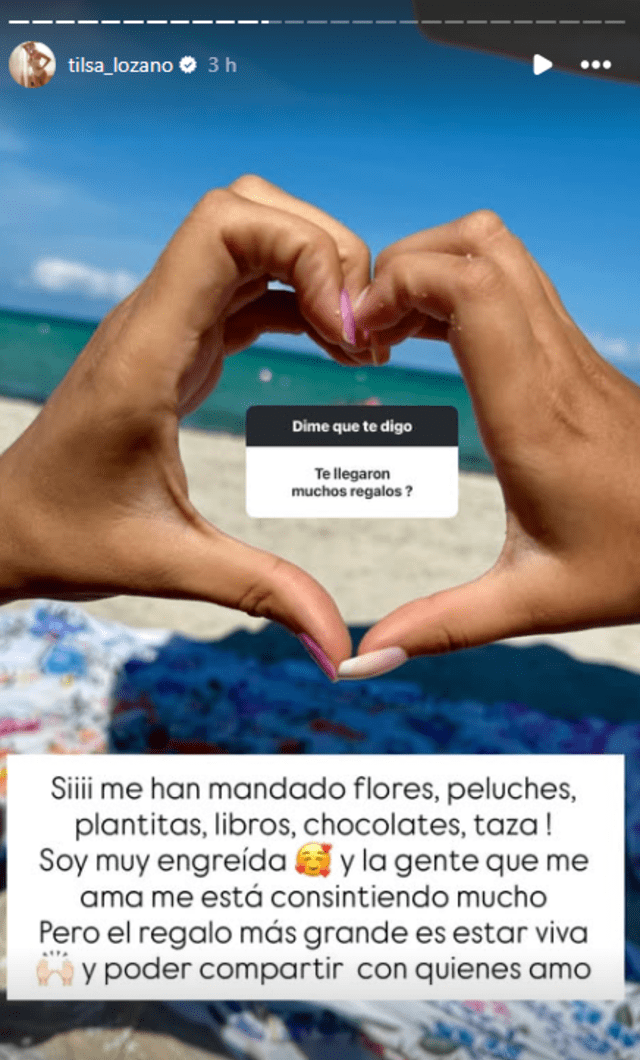  Tilsa Lozano reaparece tras operación de urgencia. Foto: composición LR/Instagram   