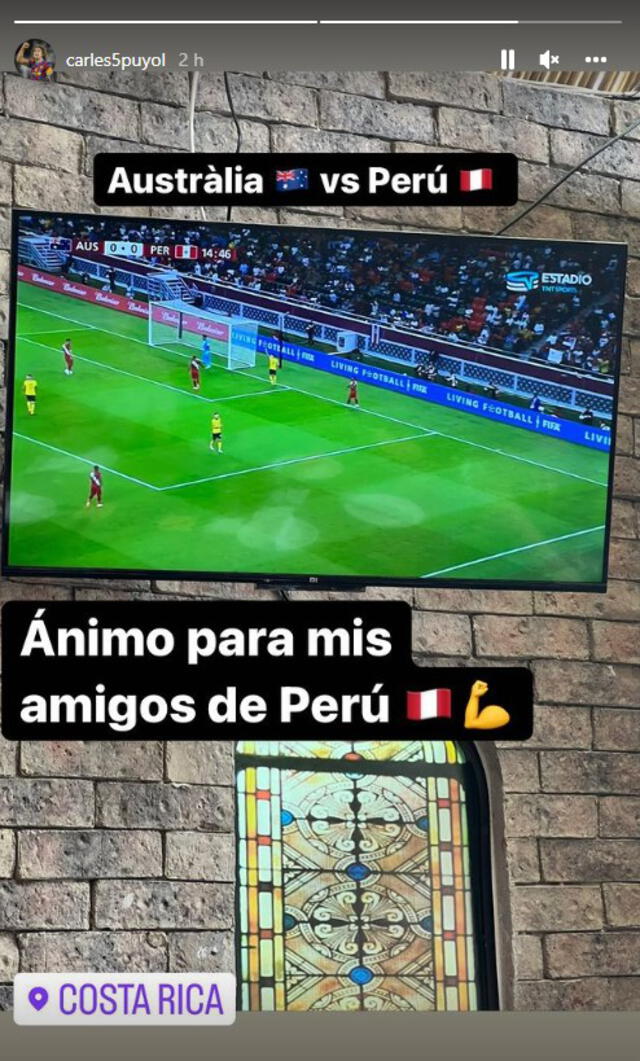 Carles Puyol vino al Perú a fines del pasado mes de mayo. Foto: captura de Instagram