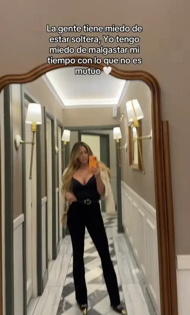 Sheyla Rojas y su publicacion en redes sociales. Foto: TikTok. Sheyla Rojas y su publicacion en redes sociales. Foto: TikTok.
