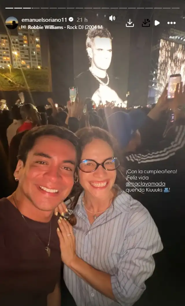 Emanuel Soriano felicita a Macla Yamada por su cumpleaños. Emanuel Soriano felicita a Macla Yamada por su cumpleaños.