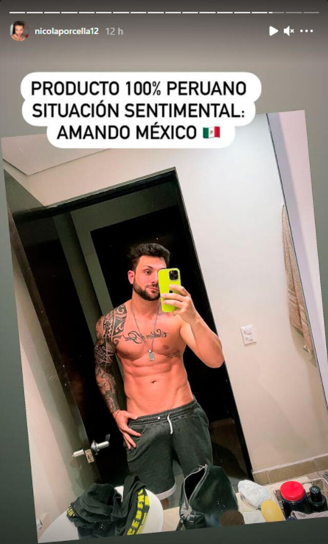 Nicola Porcella vestirá la camiseta azteca en el versus entre Guerreros México y Esto es guerra Perú. Foto: Nicola Porcella / Instagram