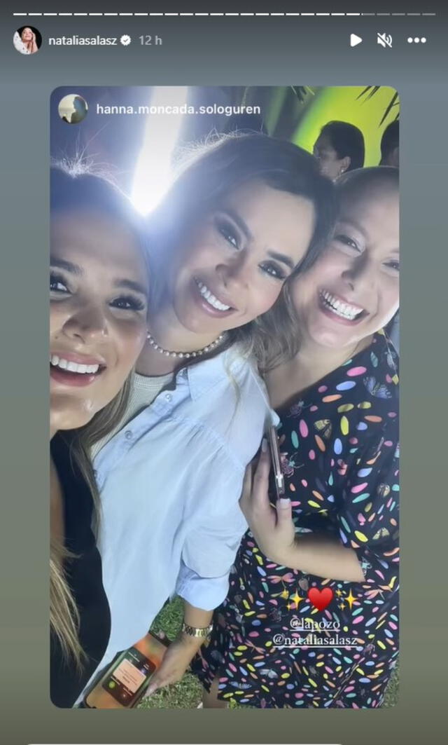 Natalia Salas rememoró los mejores momentos de su celebración en redes sociales. Foto: captura/Natalia Salas/Instagram<br>   