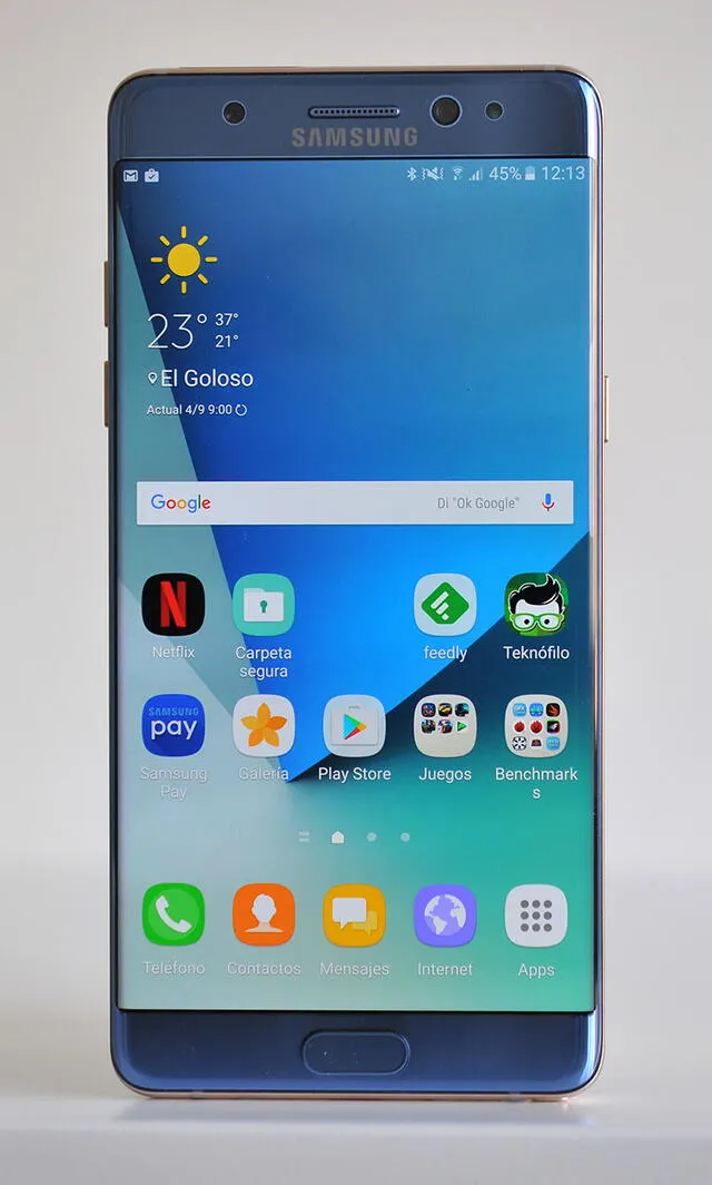 Samsung Galaxy Note 7, el único Smartphone prohibido en las aerolíneas. Foto: Teknofilo. Samsung Galaxy Note 7, el único Smartphone prohibido en las aerolíneas. Foto: Teknofilo.